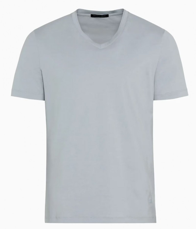 Majica V-Neck Tee, frozen grey