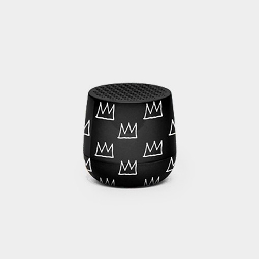 Zvučnik LEXON x JEAN-MICHEL BASQUIAT Mino+, Crown, crni